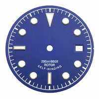 Vintage Diver Watch Dial with Baton and Dot Indices for 8215 & NH35