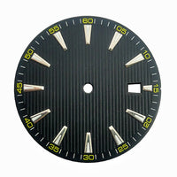 A dress watch with a fluted dial and applied baton hour markers.