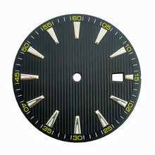 A dress watch with a fluted dial and applied baton hour markers.