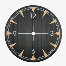 Black pinstripe pilot watch dial