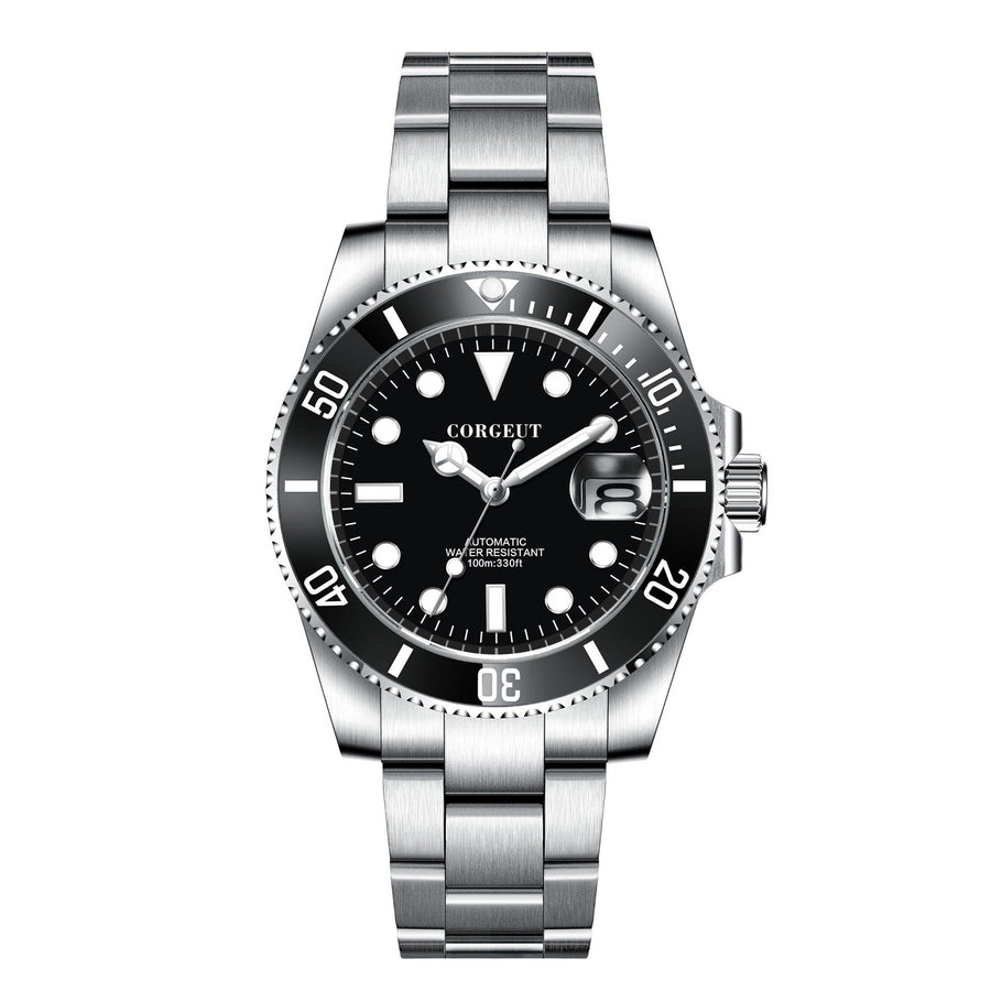 Corgeut 6001G Inner Bezel Automatic Watch - front view