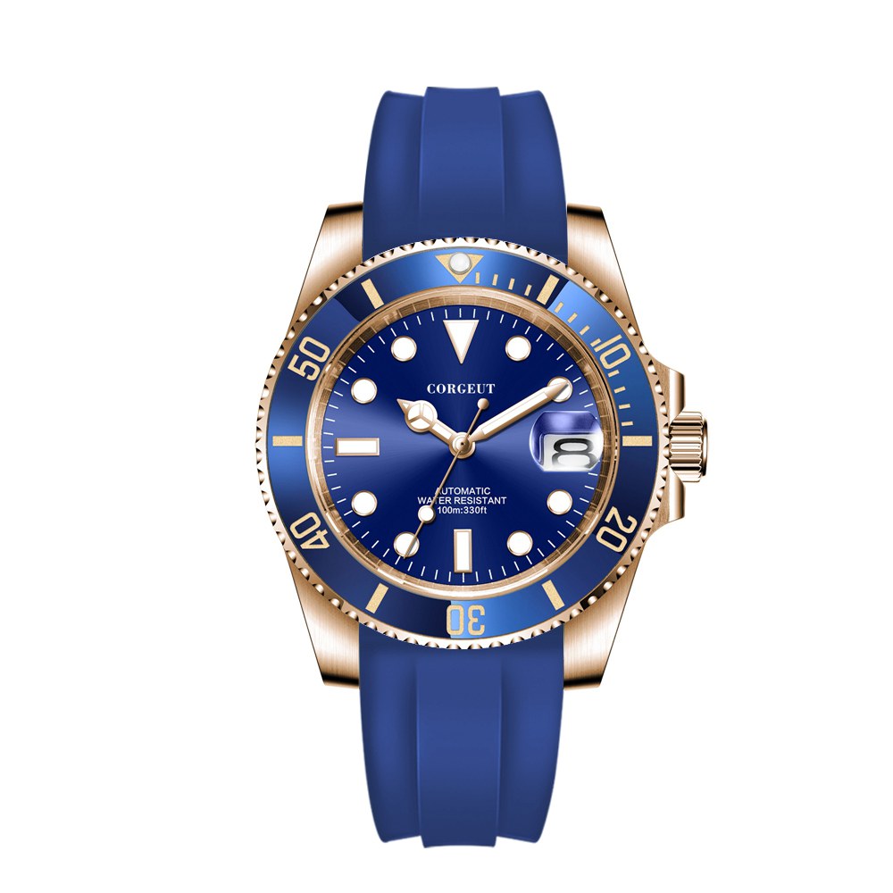 Corgeut 6001G Rubber Automatic Watch - view 4