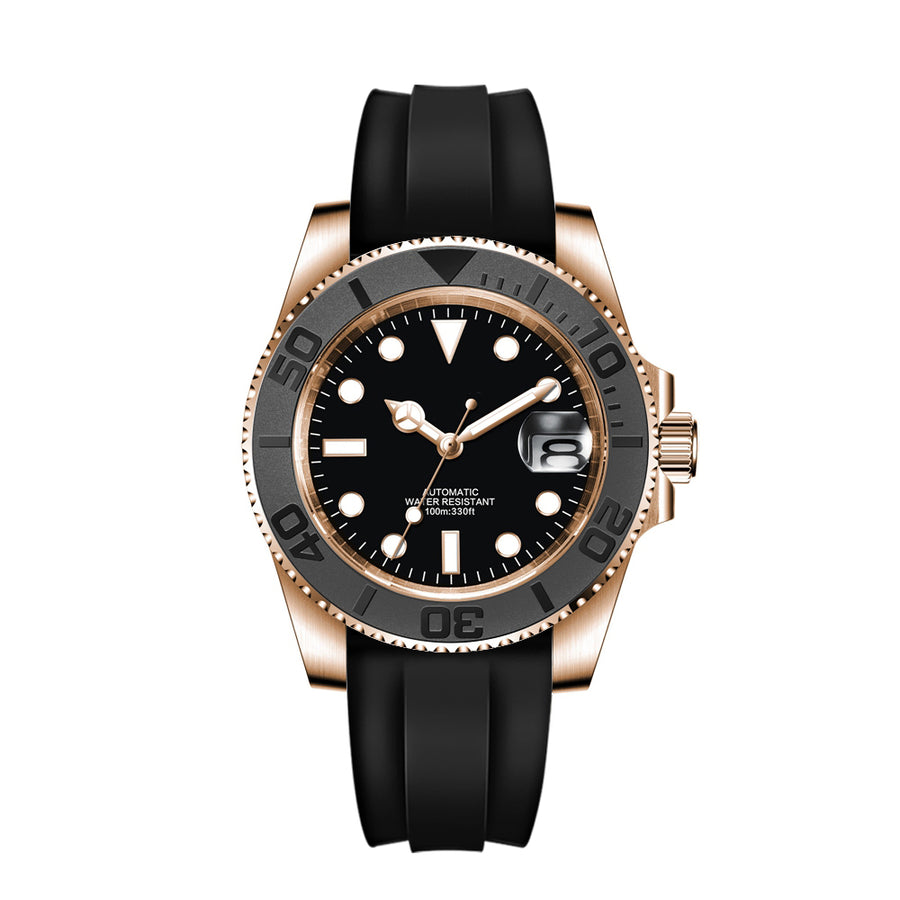 Corgeut 6001G Leather Automatic Watch