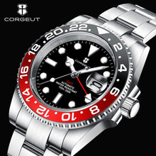 Corgeut 6001G Leather Automatic Watch