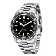 Corgeut 6003 Steel Steel Bracelet Automatic Watch