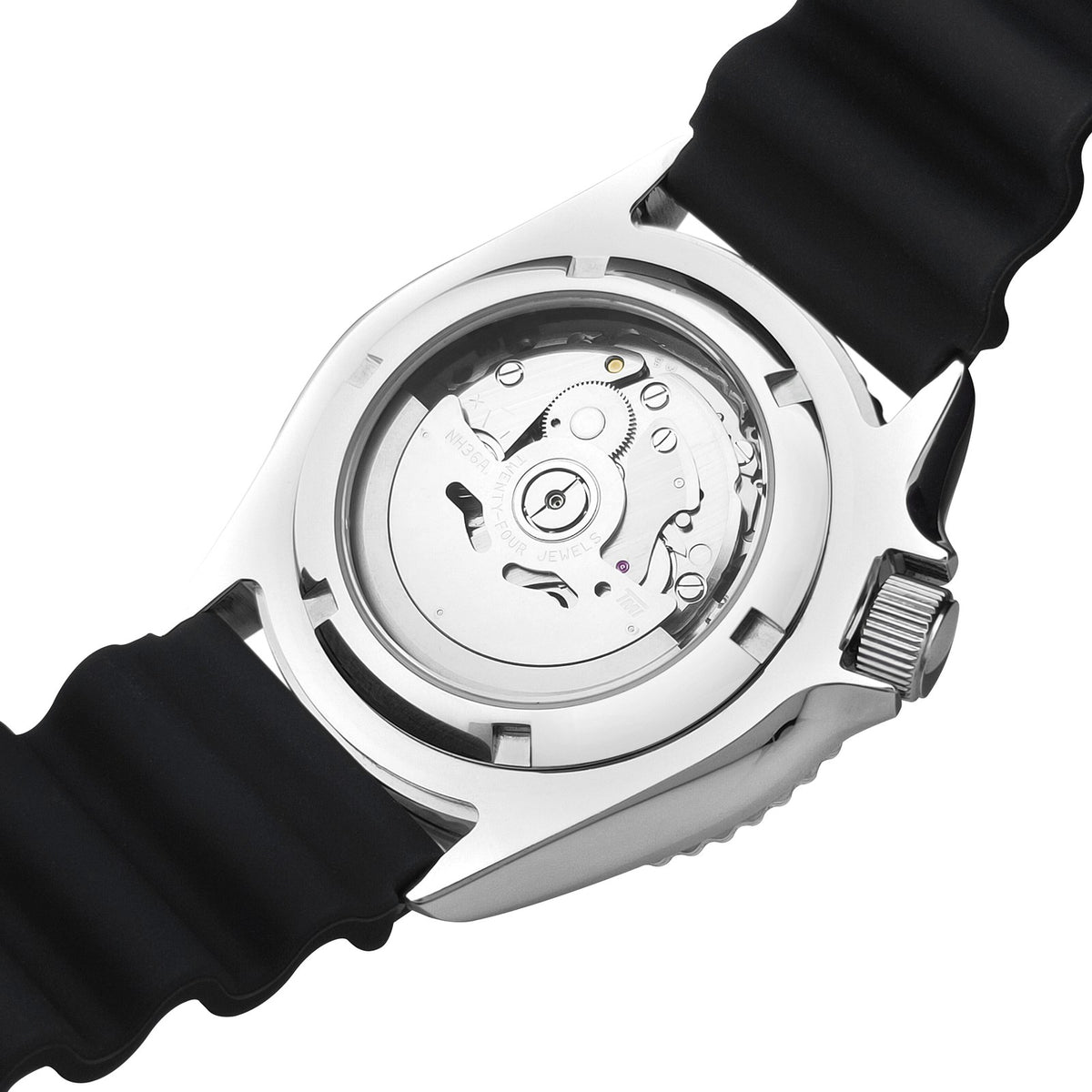 Corgeut 6012G Steel Steel Bracelet Automatic Watch