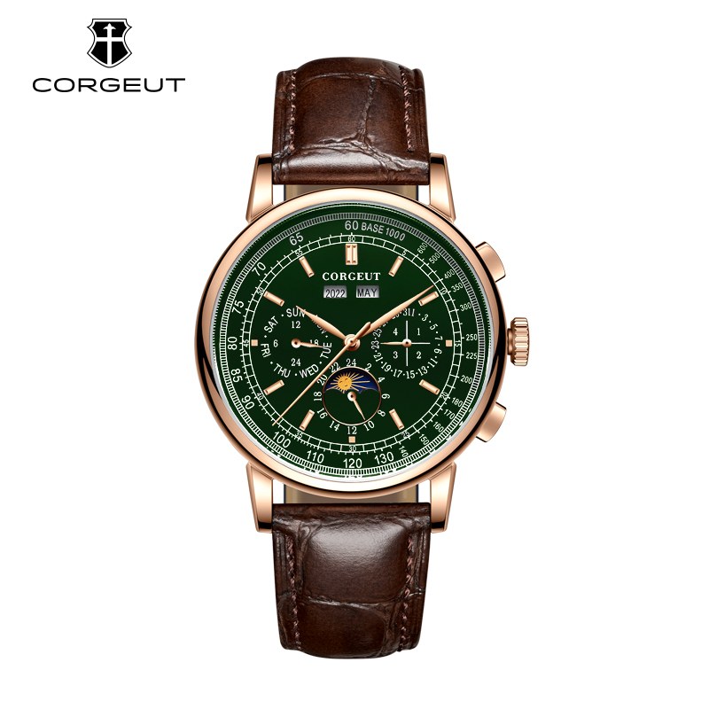 Corgeut 6016 Multifunction Automatic Watch - view 6
