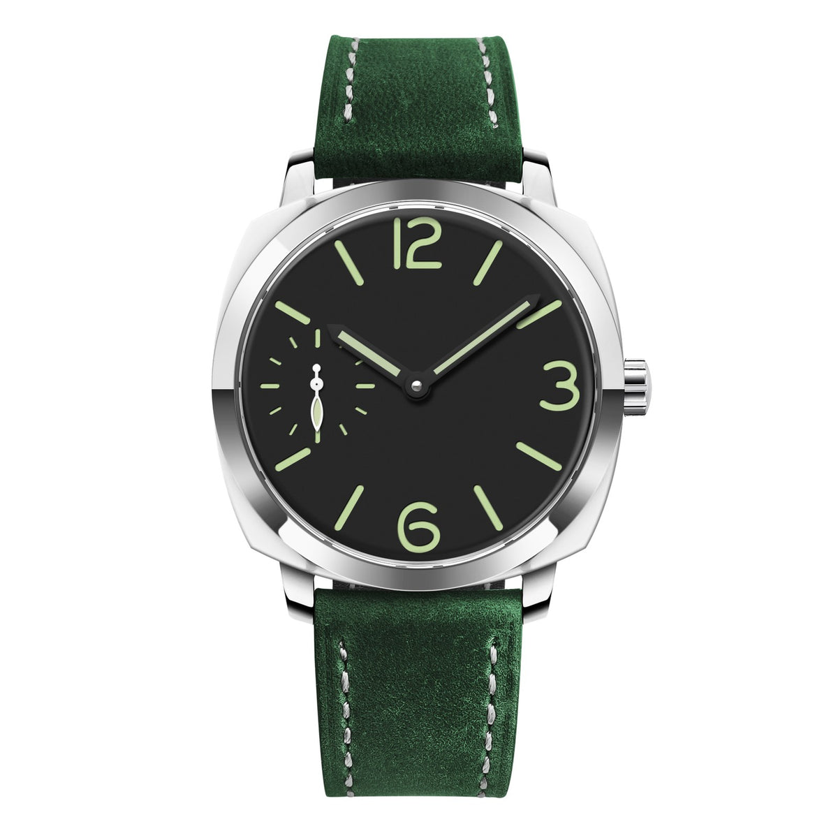 Corgeut 6029 Cushion Small Seconds Hand-Wound Mechanical Watch - view 4