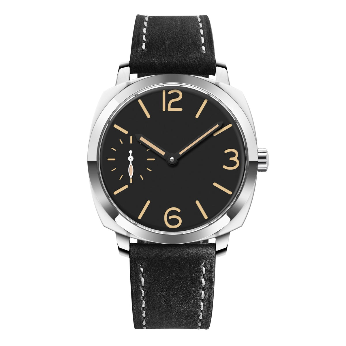 Corgeut 6029 Cushion Small Seconds Hand-Wound Mechanical Watch - view 5