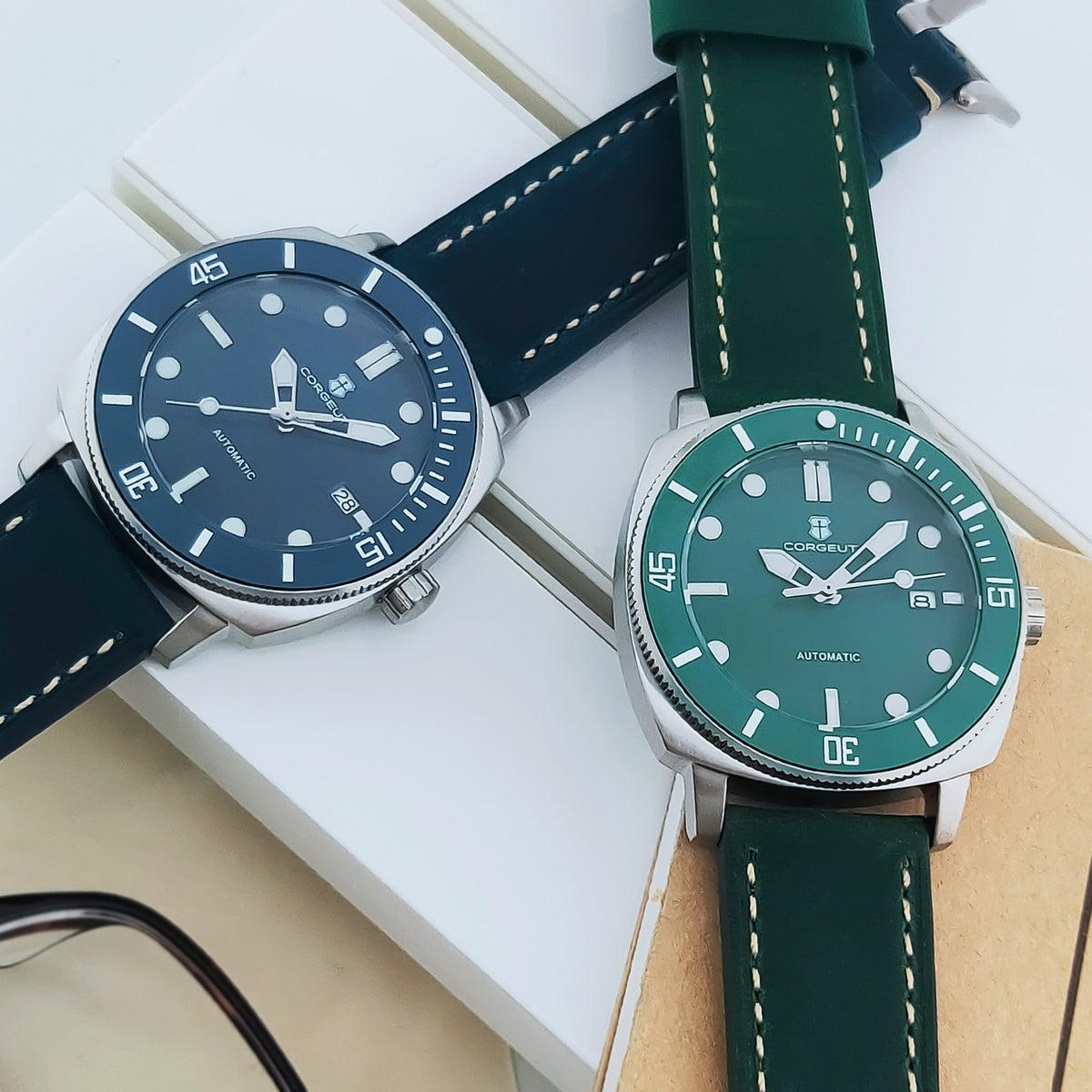 Corgeut 6030 Open-Heart Diver Automatic Watch - view 22