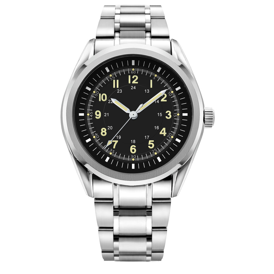 Corgeut 6031 GMT Pilot Automatic Watch - front view