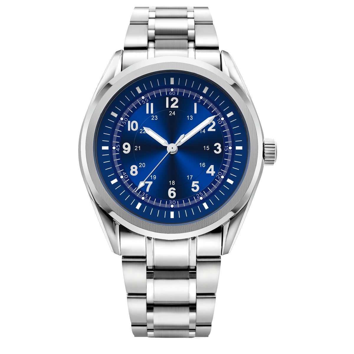 Corgeut 6031 Steel Steel Bracelet Automatic Watch