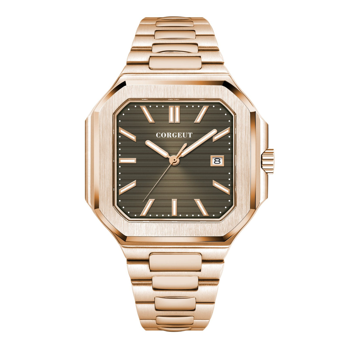 Corgeut 6032 Square Automatic Watch - view 7