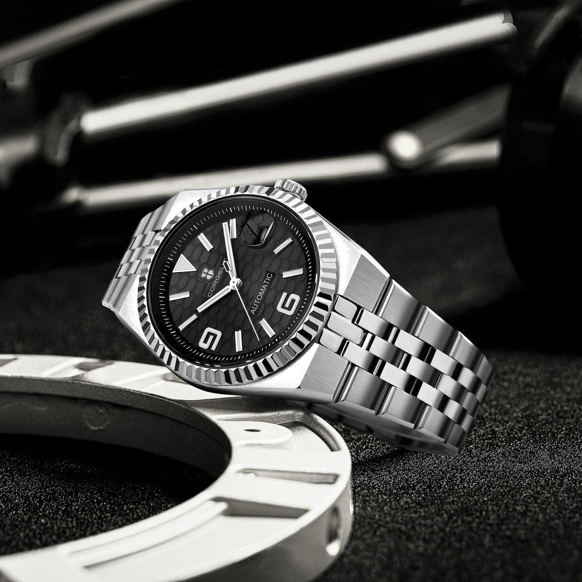 Corgeut 6033 Fluted Automatic Watch - view 10
