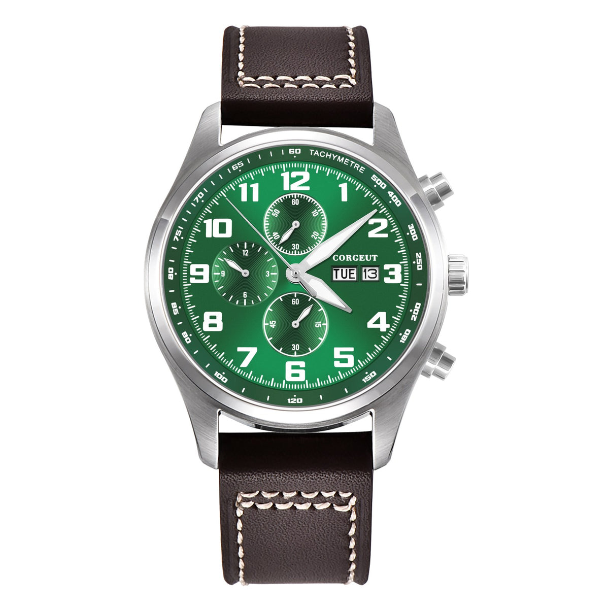 Corgeut 9003 Chronograph Quartz Watch - view 4