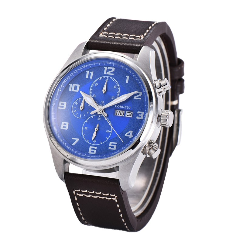 Corgeut 9003 Chronograph Quartz Watch - view 9