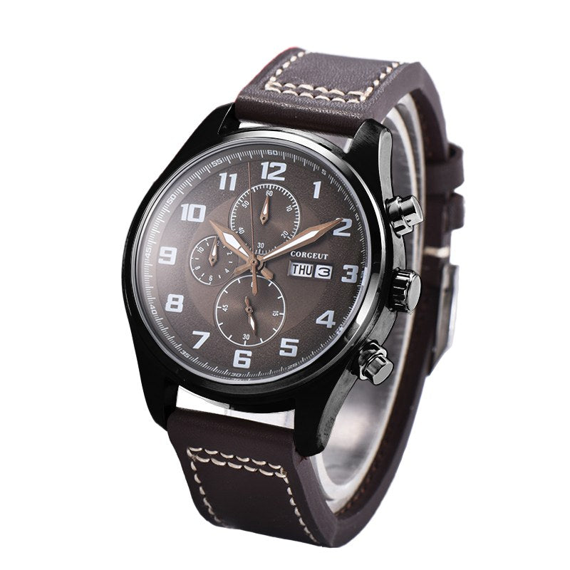 Corgeut 9003 Chronograph Quartz Watch - view 18