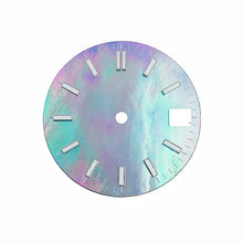 Iridescent Mother-of-Pearl Dress Watch Dial with Luminous Markers