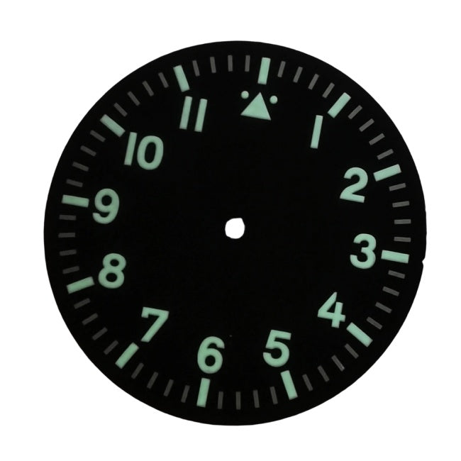 Luminous dial, Arabic numeral hour markers