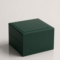 Side view of the watch box