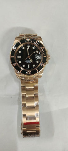 Corgeut 6001G Rose Gold Matte Leather Automatic Watch