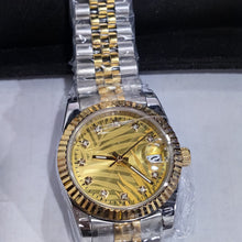 Corgeut 6002L Two-Tone Gold Fluted Bezel Jubilee Automatic Watch