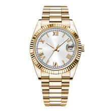Corgeut 6002L Gold Fluted Bezel President Automatic Watch