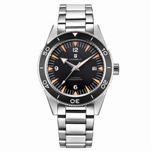 Corgeut 6013 Steel Black Bezel Steel Bracelet Automatic