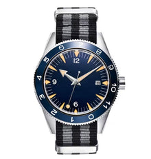 Corgeut 6013 Steel Blue Bezel Nylon Automatic