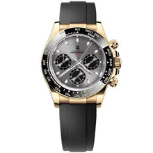 Corgeut 9002 Gold Black Bezel Rubber Quartz Watch